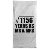 34th Anniversary Square Root of 1156 Years As Mr & Mrs - Hand Towel
