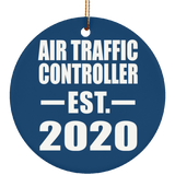Air Traffic Controller Established EST. 2020 - Circle Ornament