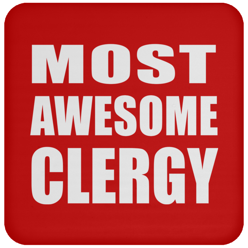 Most Awesome Clergy - Drink Coaster