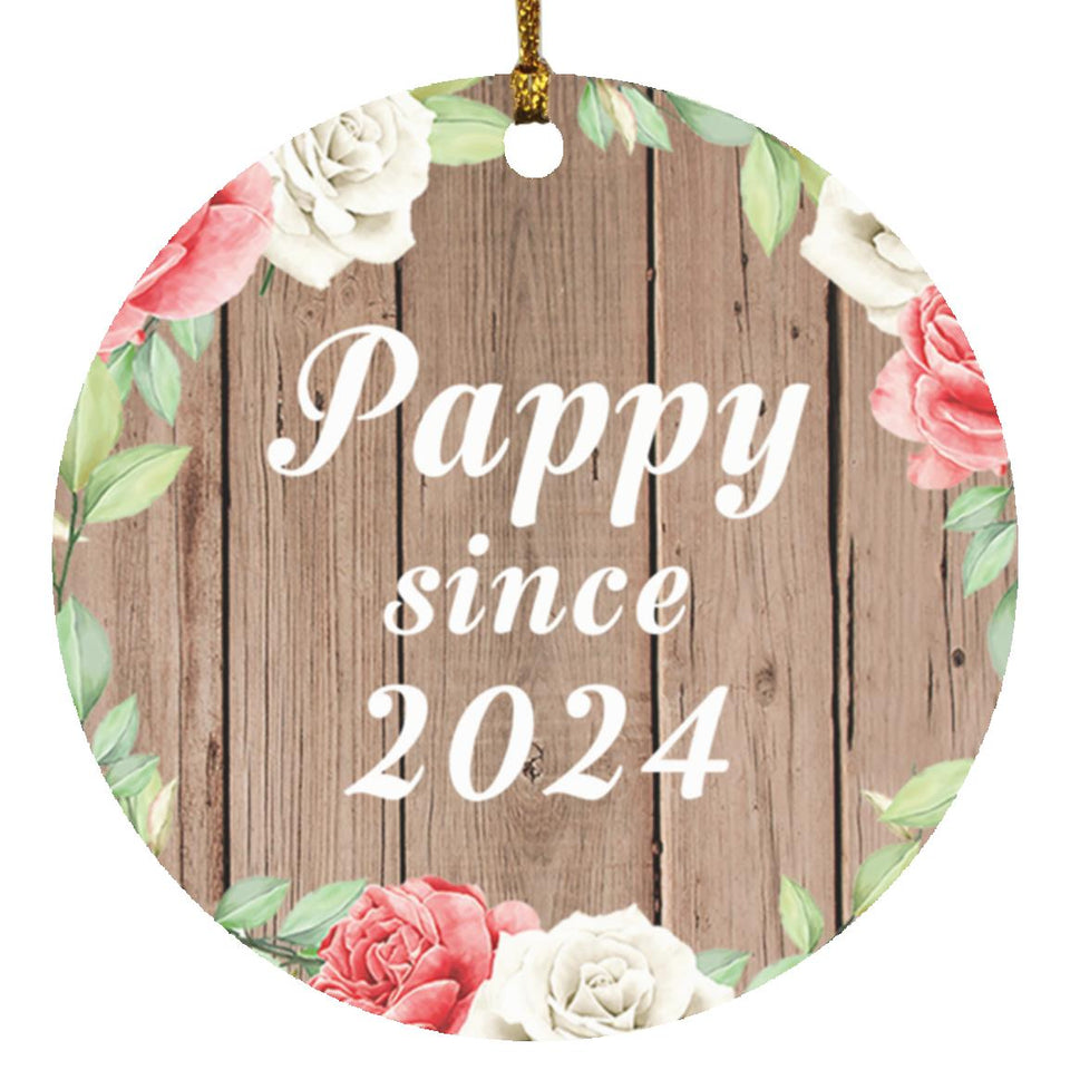 Pappy Since 2024 - Circle Ornament B