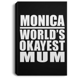 Monica World's Okayest Mum - Canvas Portrait