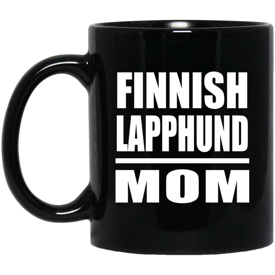 Finnish Lapphund Mom - 11oz Coffee Mug Black