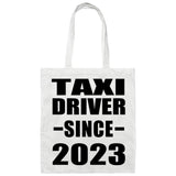 Taxi Driver Since 2023 - Tote Bag White