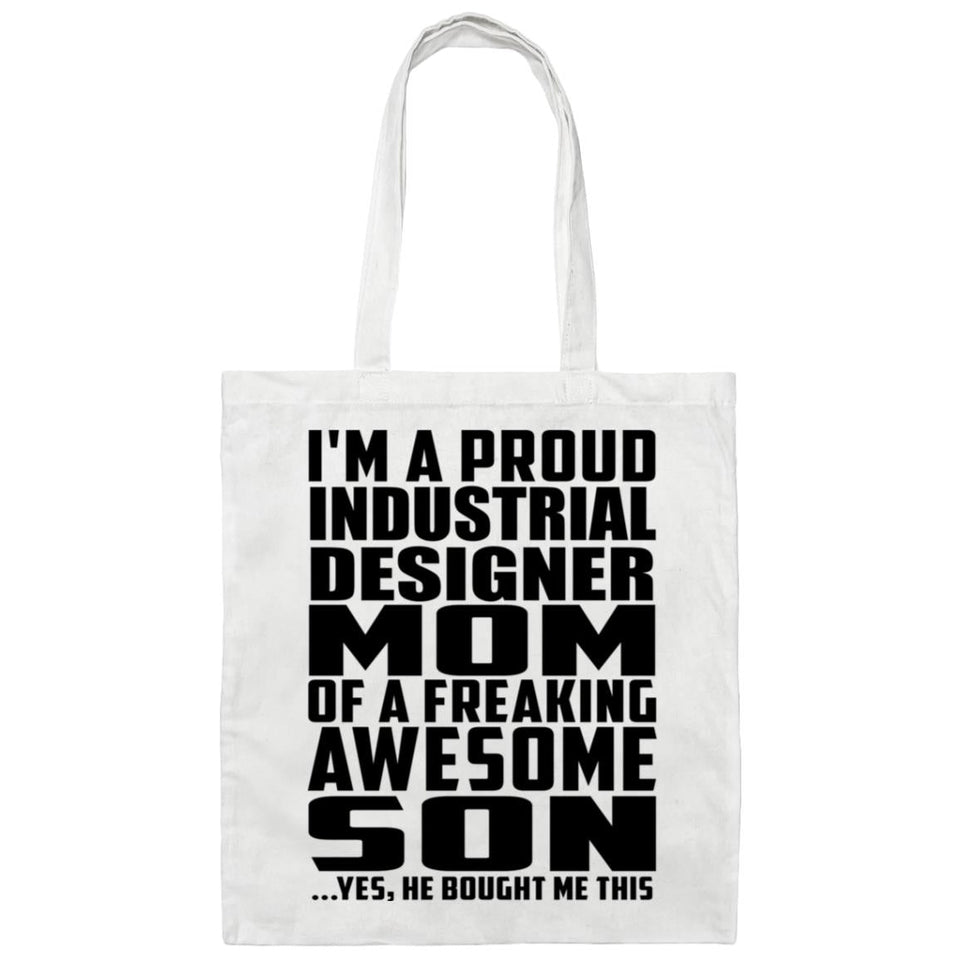 Proud Industrial Designer Mom Of Awesome Son - Tote Bag White