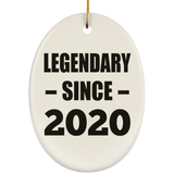 4th Birthday Legendary Since 2020 - Oval Ornament