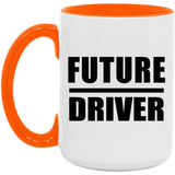 Future Driver - 15oz Accent Mug Orange