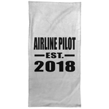 Airline Pilot Established EST. 2018 - Hand Towel