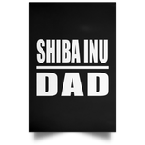 Shiba Inu Dad - Poster Portrait