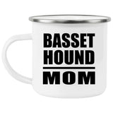 Basset Hound Mom - 12oz Camping Mug
