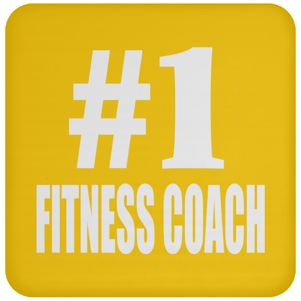 Number One #1 Fitness Coach - Drink Coaster