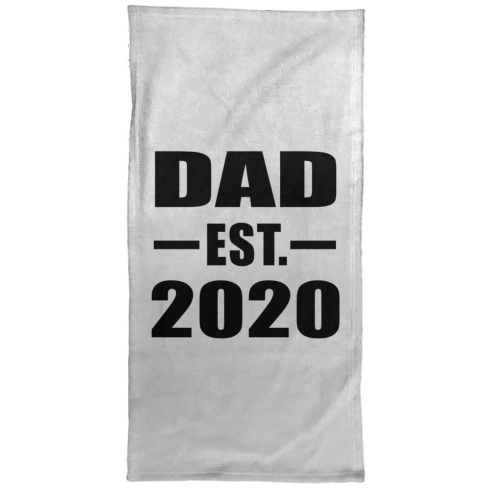 Dad Established EST. 2020 - Hand Towel