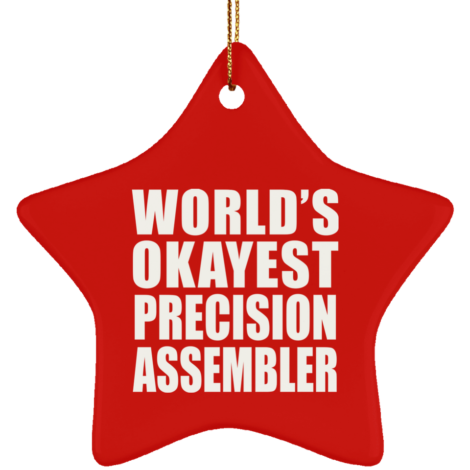 World's Okayest Precision Assembler - Star Ornament