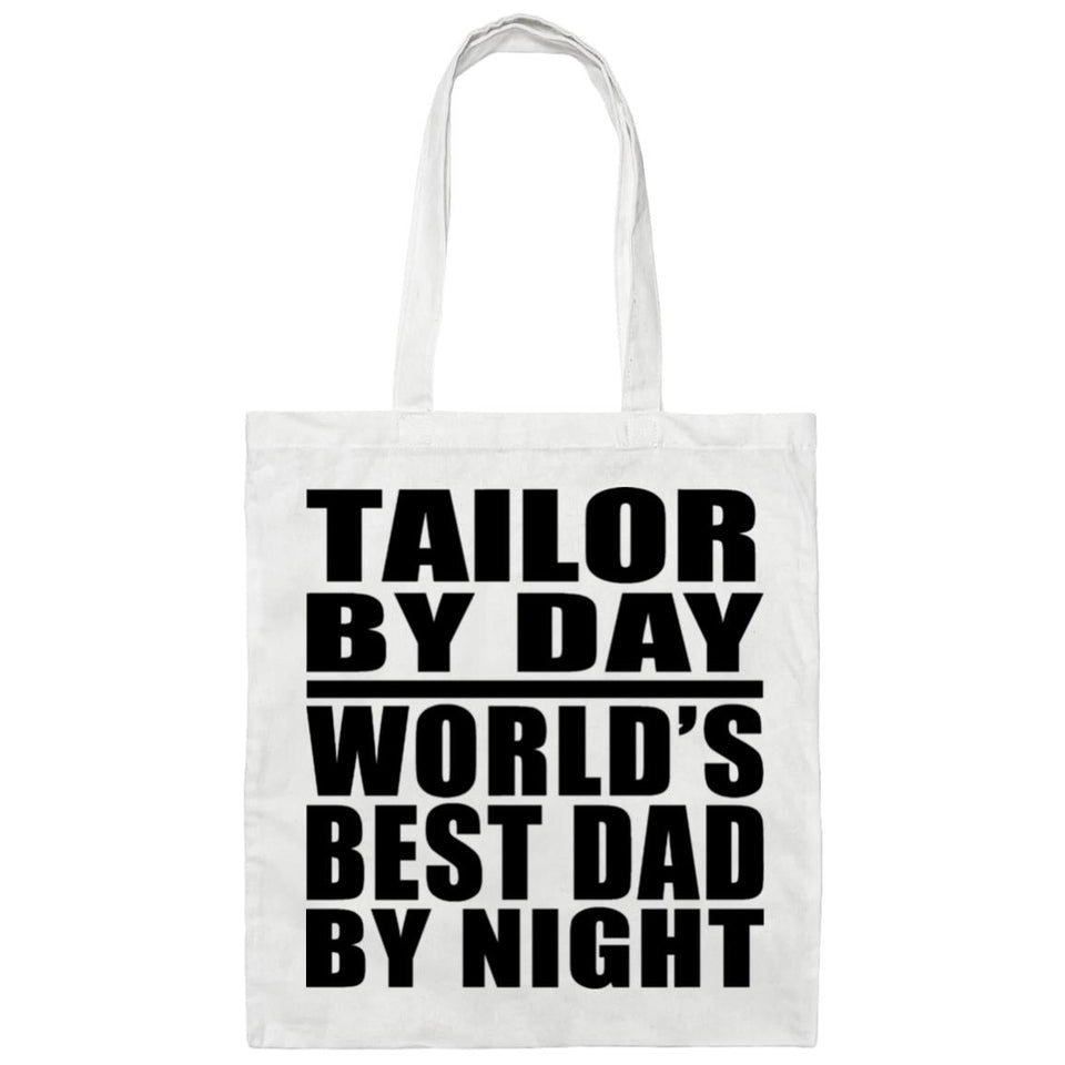 Tailor By Day World's Best Dad By Night - Tote Bag White