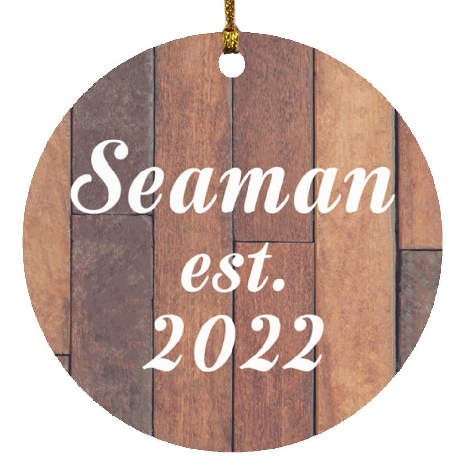 Seaman Established Est. 2022 - Circle Ornament E