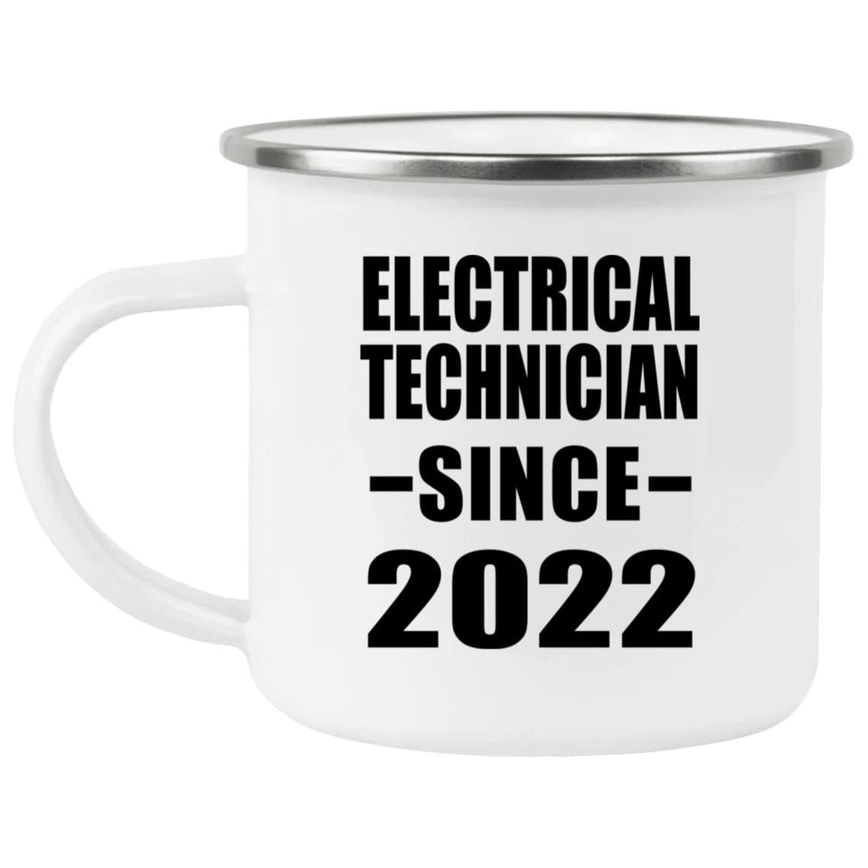 Electrical Technician Since 2022 - 12oz Camping Mug