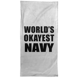 World's Okayest Navy - Hand Towel