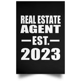 Real Estate Agent Established EST. 2023 - Poster Portrait