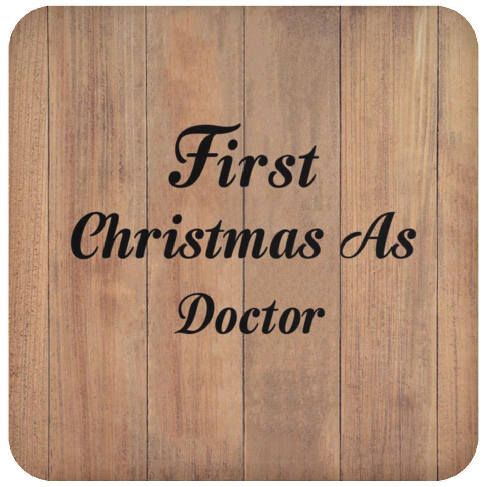 First Christmas As Doctor - Drink Coaster C