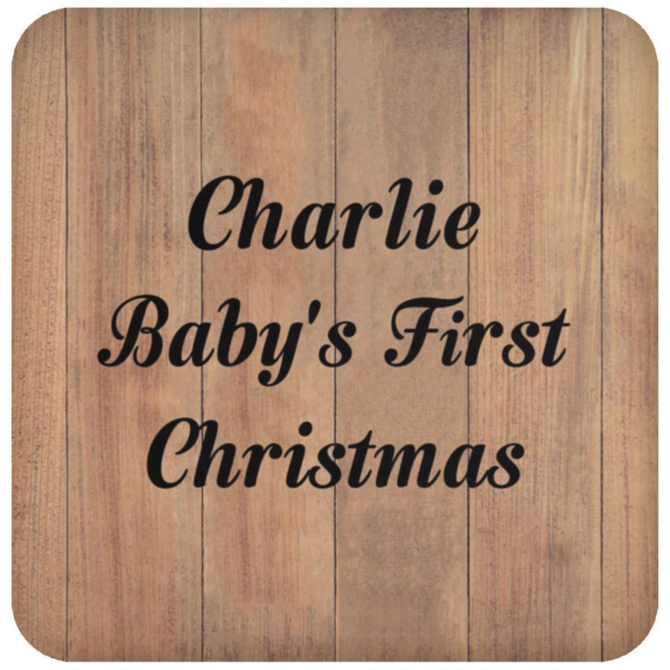 Charlie Baby's First Christmas - Drink Coaster C