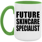 Future Skincare Specialist - 15oz Accent Mug Green