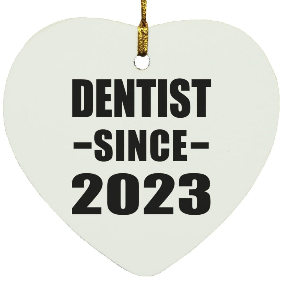 Dentist Since 2023 - Heart Ornament