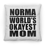 Norma World's Okayest Mom - Throw Pillow