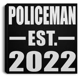 Policeman Established EST. 2022 - Canvas Square