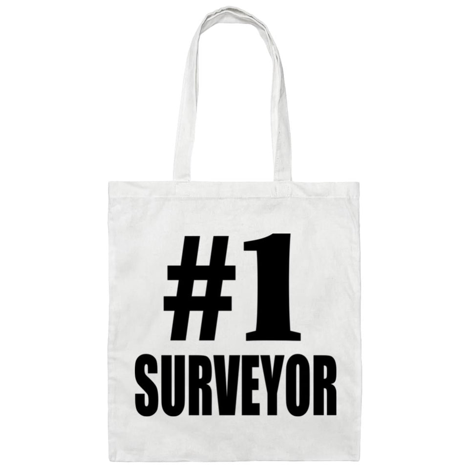 Number One #1 Surveyor - Tote Bag White