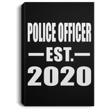 Police Officer Established EST. 2020 - Canvas Portrait