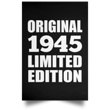 79th Birthday Original 1945 Limited Edition - Poster Portrait