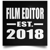 Film Editor Established EST. 2018 - Poster Square