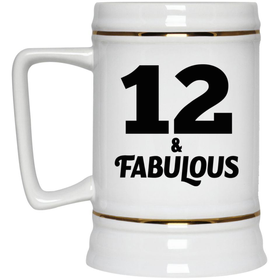 12th Birthday 12 & Fabulous - Beer Stein