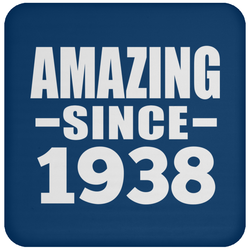 86th Birthday Amazing Since 1938 - Drink Coaster
