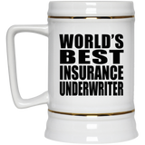 World's Best Insurance Underwriter - Beer Stein