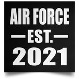 Air Force Established EST. 2021 - Poster Square
