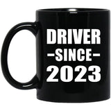 Driver Since 2023 - 11oz Coffee Mug Black