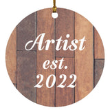 Artist Established Est. 2022 - Circle Ornament E