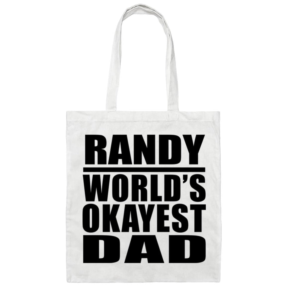 Randy World's Okayest Dad - Tote Bag White
