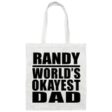 Randy World's Okayest Dad - Tote Bag White