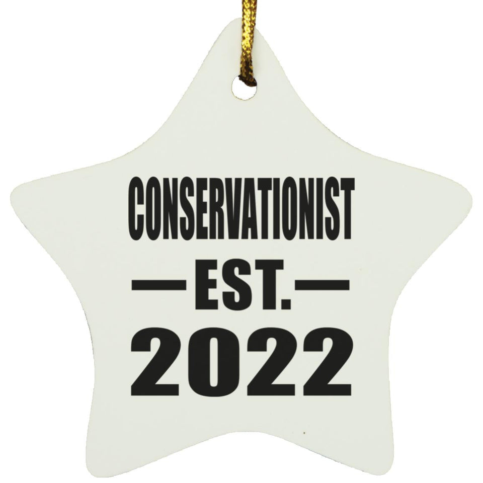 Conservationist Established EST. 2022 - Star Ornament