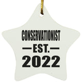 Conservationist Established EST. 2022 - Star Ornament