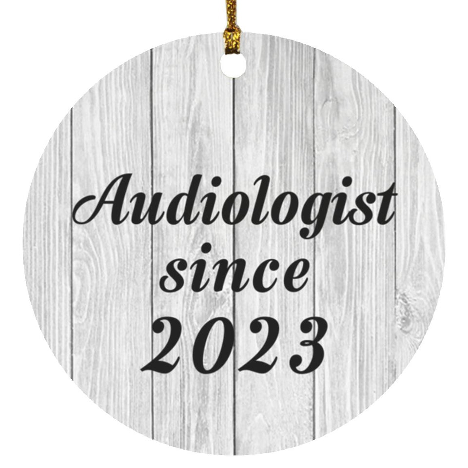 Audiologist Since 2023 - Circle Ornament F
