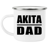 Akita Dad - 12oz Camping Mug