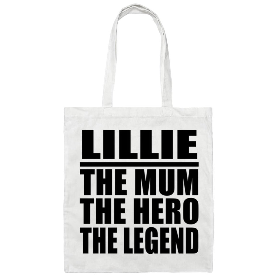 Lillie The Mum The Hero The Legend - Tote Bag White