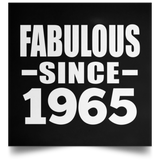 59th Birthday Fabulous Since 1965 - Poster Square