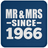 58th Anniversary Mr & Mrs Since 1966 - Drink Coaster