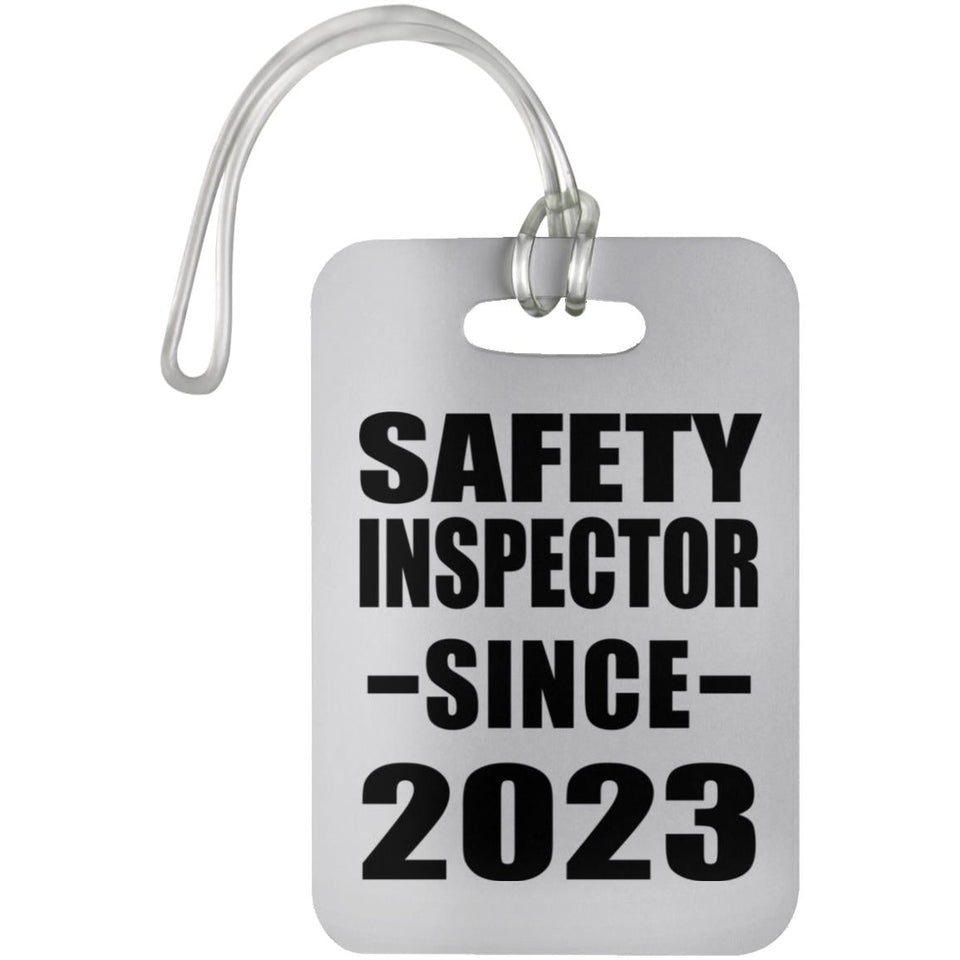 Safety Inspector Since 2023 - Luggage Bag Tag