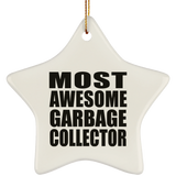 Most Awesome Garbage Collector - Star Ornament