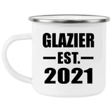 Glazier Established EST. 2021 - 12oz Camping Mug