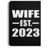 Wife Established EST. 2023 - Canvas Portrait